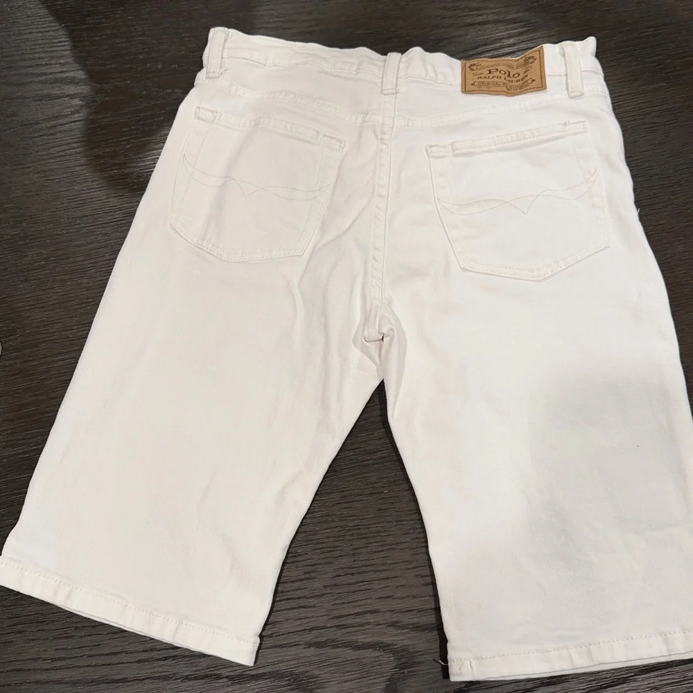 Ralph Lauren Polo white  Denim Shorts